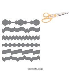 robniki za papir - sodoben set 6 kom Fiskars N8J8H0592 orodje